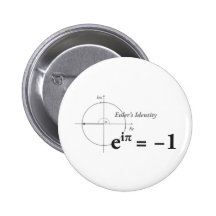 Eulers Identitäts-Mathe-Formel Anstecknadel