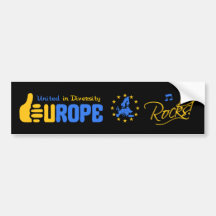 Europa-Felsen! Autoaufkleber