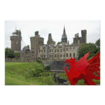Europa, Wales, Cardiff. Cardiff-Schloss. Waliser 2 Photo