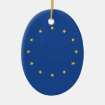 Europäische Gewerkschafts-Flagge Ornament