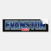 Evanston Stoßdämpfer Autoaufkleber