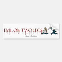 evilontwolegs.com-Logo-Autoaufkleber