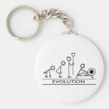 Evolution des Mannes mit Rudersport Schlüsselanhänger