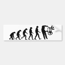 Evolution von BMX Autosticker