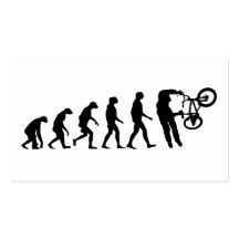 Evolution von BMX Visitenkartenvorlage