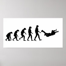 Evolution von Skydiving Plakatdrucke