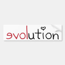 Evolutions-Aufkleber Auto Sticker