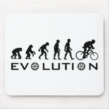 Evolutions-Fahrrad Mousepads