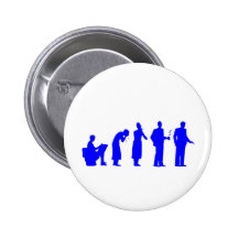 Evolutionsblau Anstecknadelbuttons