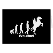 Evolutionscowboy Grußkarten