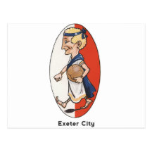 Exeter-Stadt-Fußball-Verein Postkarte