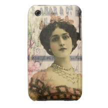 Exotische Schönheits-Digital-Collagen-Kunst iPhone 3 Cover