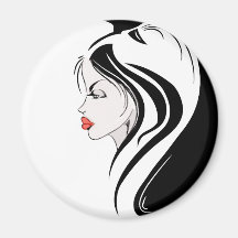 Exotischer Frauen-Magnet Kühlschrankmagnete