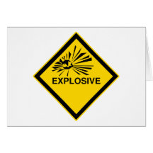Explosiv Grußkarten