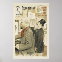 Exposition Du Salon Des 100 Plakat