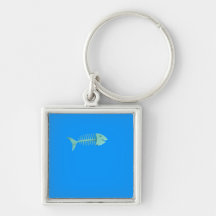 extravagante Fischknochen Schlüsselband