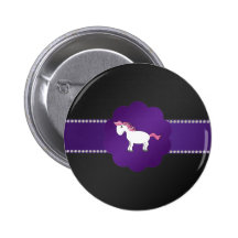 Extravagantes Pferd Button
