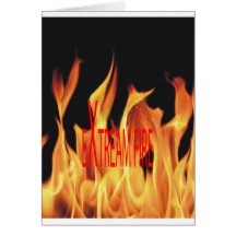 Extremes Feuer-ethnischer Klassiker Karte