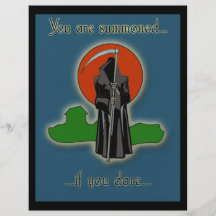 Fab SIND SIE ZUSAMMENGERUFENE gespenstische Party  Flyerdruck