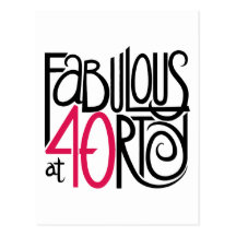Fabelhaft an der Postkarte 40rty