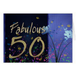 Fabelhafter 50. Geburtstag! Karte
