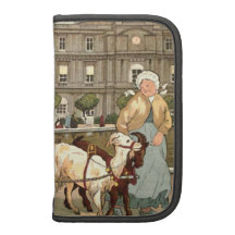 "Fahrnehmend" Vintage Illustration Folio Planer