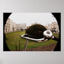 Fahrrad an Brandenburger Tor Plakat