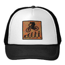 Fahrrad beginnen oben trucker cap