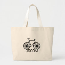 Fahrrad-Bräutigam-T-Shirts und Geschenke Einkaufstaschen