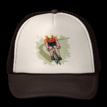 Fahrrad, das Hut läuft kappen