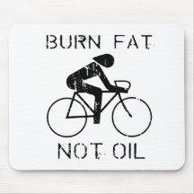 FAHRRAD: T-Shirt Öl des Brandfettes nicht Mousepad
