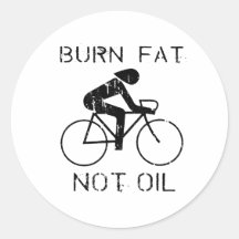 FAHRRAD: T-Shirt Öl des Brandfettes nicht Sticker