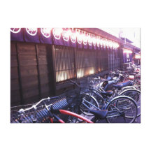 Fahrräder Galerie Faltleinwand