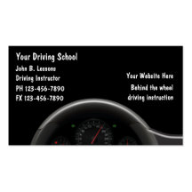 Fahrschule-Visitenkarten