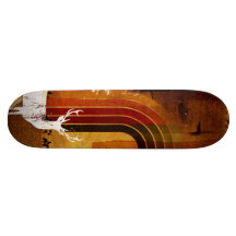 Fahrt mit den wild lebenden Tieren! Skateboard Deck