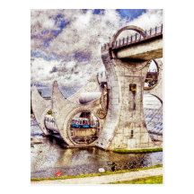 Falkirk Rad Postkarte