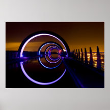 Falkirk Rad, Schottland Plakat