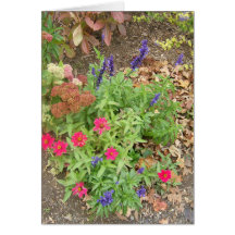 Fall-Blumenanmerkungs-Karte