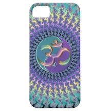 Fall iPhone Fraktal Regenbogen-OM Yin-Yang iPhone 5 Case