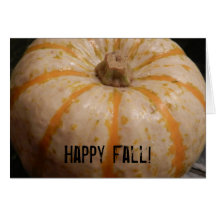 Fall-Kürbis Karten
