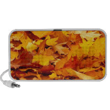 Fall Leaves Autumn Ground Cover Mini Speakers
