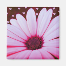 Fallender Herz-Blumen-Magnet Kühlschrankmagnete