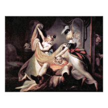 Falstaff im Wäschekorb durch Johann Heinrich Individuelle Einladungskarte