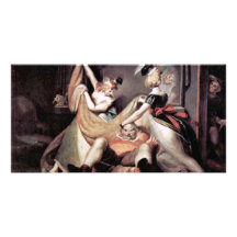 Falstaff im Wäschekorb durch Johann Heinrich Individuelle Foto Karten