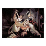 Falstaff im Wäschekorb durch Johann Heinrich Karte