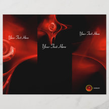 Faltenbroschüre des Schwarzen 3 DER FRAKTAL-ROSE h Flyer Druck