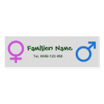 familie visitenkartenvorlage