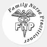 FAMILIEN-KRANKENSCHWESTER-PRAKTIKER DES CADUCEUS-F STICKER
