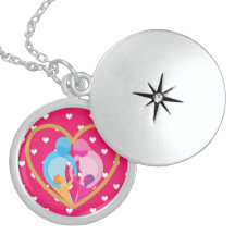 Familien-Liebe-HerzenLocket Halsketten