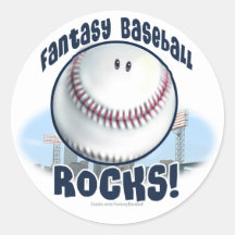 Fantasie-Baseball-Aufkleber